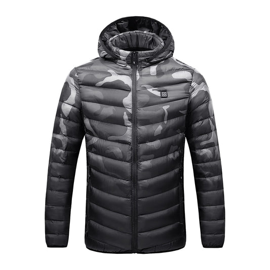 RADIATOR - Heated Jacket in Black Camouflage