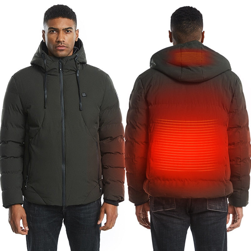 SUBZERO - Heated Jacket in Navy Green